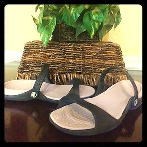 Crocs adjustable sandals Sz 9